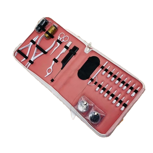 Kit d'outils pour extensions de cheveux : pinces, ciseaux, accessoires pour l'installation et le retrait, en plastique durable et acier inoxydable, prix de gros - Product Image 4