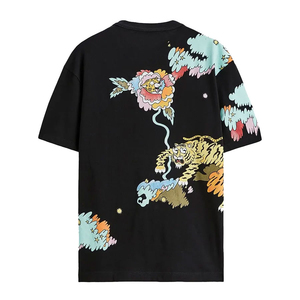 เสื้อยืดแขนสั้นผู้ชายผ้าคอตตอนเนื้อหนักพิเศษ 100% แบบสั่งทำพิเศษ พิมพ์ลายด้วยเทคนิค DTG ระบายอากาศได้ดี ป้องกันรอยยับ แห้งเร็ว - Product Image 4