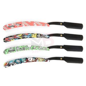 Rasoir professionnel en acier inoxydable à lame simple pour le rasage des hommes avec lames remplaçables, outil de beauté - Product Image 1