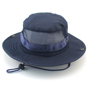 Sombrero de Pesca, Senderismo y Deportes en la Selva para Hombre, Sombrero de Pescador con Protección Solar, Sombrero de Ala Ancha, Gorra Boonie con Cordón, Sombrero Tipo Bucket - Product Image 3