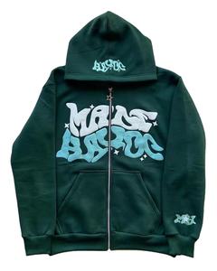 Sweats à capuche unisexe en coton épais avec logo personnalisé sweat à capuche avec impression bouffante sweat à capuche thermique surdimensionné personnalisé pour hommes décontracté - Product Image 2