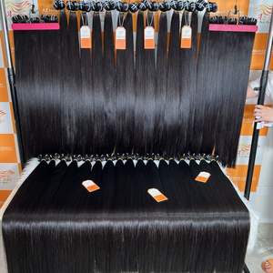 Extensiones de mechones de cabello humano alineados de cutícula superventas de alta calidad sin enredos de hueso trama recta vietnamita al por mayor - Product Image 1