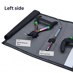 Kit d'outils professionnels pour extensions de cheveux à micro-perles : Pince à sertir, Extracteur de perles, Applicateur à boucle - Product Image 4
