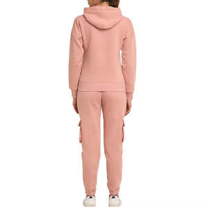 Sweat à capuche et pantalon de jogging unisexe personnalisés avec logo, en polaire, grande taille, haute qualité, séchage rapide, réversibles, écologiques, pour l'entraînement hivernal - Product Image 2