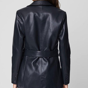 Wholesale Latest Design Breathable <b>Women</b> Leather <b>Jacket</b> Best Quality Top Selling <b>Lightweight</b> <b>Women</b> Leather <b>Jacket</b> - Product Image 2