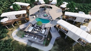 Model S Occupancy: 2 Length: 29.9ft Width: 10.8ft Height: 11ft Building Area: 322.9ft² Electric Power: 18kw Net Weight: 20,000l - Product Image 3