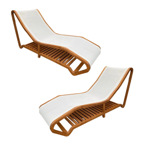 Meubles de patio extérieur Chaises longues en osier Rotin Chaises longues Sunrise Matériaux en bois Usine directe - Product Image 6