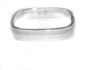 Memoria Jewels Trendy Elegant Square Shape 925 <b>Solid</b> Sterling <b>Silver</b> Cuff <b>Bracelet</b> Women's Fine Jewelry Birthday Party Gifts - Product Image 2
