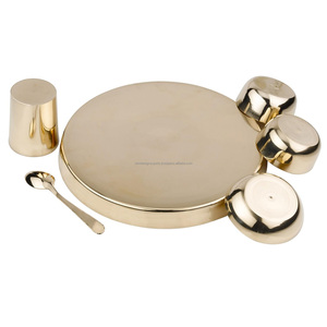 Juego de regalo de boda divino | Kansa Thali tradicional para nuevos comienzos - Product Image 6