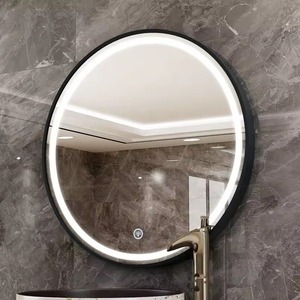 Modern Round Handmade Contemporary Bathroom <b>Mirror</b> Gold Metal Frame Wall Mounted Vanity <b>Mirror</b> REHMAN CRAFT - Product Image 3