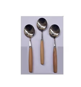 ชุดช้อนกาแฟชาโลหะสแตนเลสมีสไตล์สำหรับตกแต่งบ้านครัวและโต๊ะอาหาร - Product Image 1