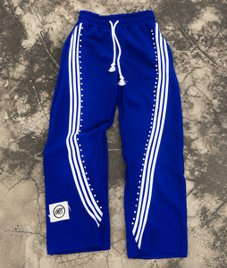 Custom <b>Men</b> <b>Wide</b> <b>Leg</b> Track Pants Contrast Side Stripe Straight <b>Leg</b> Sweatpants Casual Streetwear Jogger <b>Trousers</b> OEM Wholesale - Product Image 6