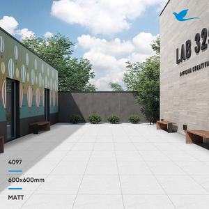 Azulejos de Porcelana Mate para Interiores, Color Claro, Alta Calidad, Buen Precio, 600x600, India SKYTOUCH, Garantía de por Vida, 10mm - Product Image 2