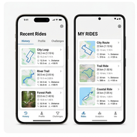 Aplicación de Seguimiento de Ciclismo RoyalCraft Enterprise, Rastrea Recorridos, Distancia, Velocidad, Rutas, Progreso de Fitness, Compatible con IOS/Android/Linux/Mac, en Stock