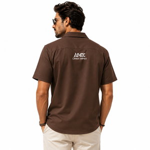 Chemise Hawaïenne Homme Personnalisée en Polyester Premium Imprimé Intégral Col Camp Style Plage Décontracté Été Boutonnée Logo Avant - Product Image 4
