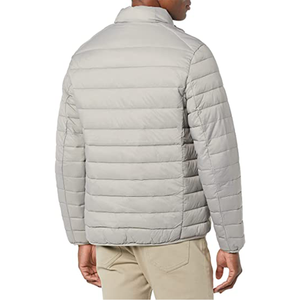 2025 Premium Quality Custom Logo Puffer Jacket for men Casual Hooded Winter Jacket with <b>Padded</b> Collar - Product Image 2