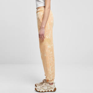 กางเกงวอร์มผู้หญิงผ้าฝ้าย 100% ทรงปกติ ล้างสีแบบแอซิดวอช รับทำโลโก้ตามสั่ง บริการ OEM เอวยางยืดสูง ทรงหลวม - Product Image 3