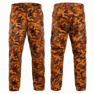 Hot Selling Custom Camouflage <b>Cargo</b> <b>Pants</b> Multi Pocket Outdoor Workwear Knee Protective Durable Heavy Weight <b>Pants</b> for <b>Men</b> - Product Image 5