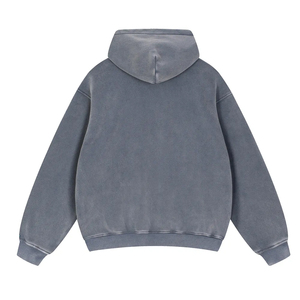 Hoodie Femme Streetwear 100% Coton à Manches Longues, Grammage Lourd, Délavé à l'Acide, Nouvelle Arrivée, Meilleur Style, Prix Bas - Product Image 2