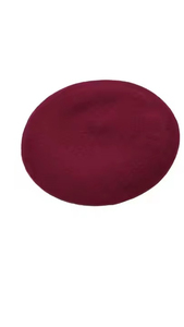 New Style 100% Wool <b>Beret</b> Cap Elegant Winter Wool <b>Beret</b> Hat in Solid Color Unisex Warm Wear Plain Felt Pattern <b>Beret</b> Hat - Product Image 6