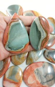 Pierres précieuses en vrac de jaspe polychrome naturel, cabochons, pierres à facettes, cristaux de guérison, fournisseur en gros, export - Product Image 2