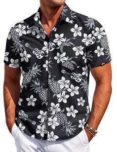 New <b>Summer</b> Fashion Custom Printed <b>Mens</b> Hawaii Beach <b>Shirt</b> Short Sleeve Casual <b>Men's</b> Hawaiian <b>Shirt</b> - Product Image 5