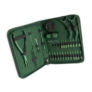 Kit d'outils professionnels durables pour extensions de cheveux avec pince, aiguille à crochet, clips, extensions de cheveux humains, acier inoxydable doré, salon - Product Image 1