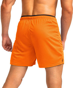 Competitive Price Fitness Workout <b>Men</b> <b>Compression</b> Gym <b>Shorts</b> Quick Dry Elastic Waist Breathable Biker <b>Shorts</b> - Product Image 3