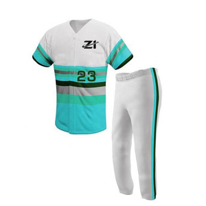 Tenue d'équipe personnalisée pour garçons : Maillot de baseball imprimé à manches courtes et pantalon, uniforme confortable et respirant - Product Image 1