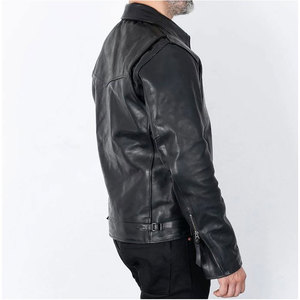 Good Quality Low Moq Racing <b>Jacket</b> Street Wear Style Motorcycle <b>Jacket</b> Wind Resistant Laydown Collar <b>Leather</b> <b>jacket</b> for men - Product Image 4