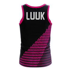 Camiseta sin Mangas con Logotipo Personalizado en la Parte Delantera, de Secado Rápido, Deportiva, para Fitness, Ecológica, Tejida, con Cuello Redondo, para Hombre - Product Image 5