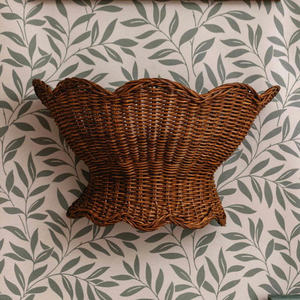 Lámpara de Pared de Ratán Tejida a Mano, Estilo Rústico Vintage, Decorativa, de Mimbre, Estilo Boho, Hecha a Mano, para Interiores - Product Image 6