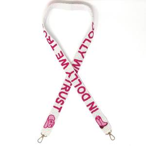 Hail State Nylon <b>Lanyard</b> With Metal Hook Adjustable Fashionable White <b>Strap</b> For ID Cards Key Holders <b>Phone</b> <b>Straps</b> - Product Image 2