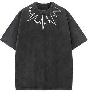 เสื้อยืดวินเทจผู้ชาย - ลายฟอกสี - สีดำซีดสไตล์วินเทจ - ทรงคลาสสิกสวมใส่สบาย - เสื้อผ้าสไตล์เรโทรทนทาน 2026 - Product Image 6