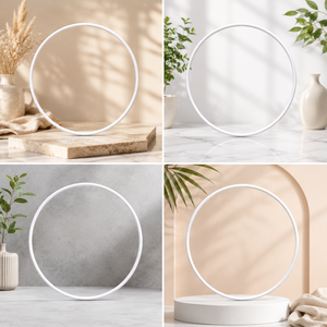 En gros, grands anneaux en fer, cercles métalliques, cerceaux pour attrape-rêves DIY, accessoires pour la fabrication de couronnes, ensembles d'anneaux pour abat-jour - Product Image 6
