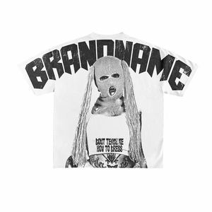 T-shirt Streetwear Homme Grande Taille BRANDNAME Manches Longues Col Rond Imprimé Échecs Logo Graphique au Dos Jersey Coton Respirant Séchage Rapide - Product Image 3