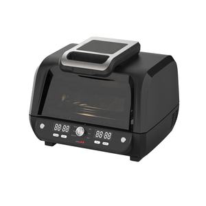 Friteuse à air électrique carrée en plastique 13-en-1 avec contrôle numérique, antiadhésive, sans huile, pour cuire à la vapeur, rôtir, griller, déshydrater, faire des pizzas - Product Image 5