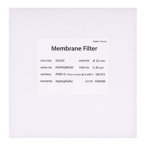 Membrana de Filtro Hidrófoba de PVDF-D de 0.20 m 55 mm para Filtración de Gases - Product Image 3