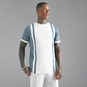 ชุดเซ็ตสองชิ้นสำหรับผู้ชายฤดูหนาว ระบายอากาศ แห้งเร็ว สวมใส่สบาย ขายส่ง ผ้าคอตตอน/โพลีเอสเตอร์ แขนสั้น ลายสก็อต มีฮู้ด - Product Image 5