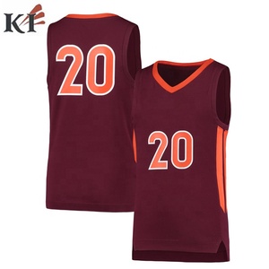 Camiseta de Baloncesto Personalizada de Alta Calidad para Hombre, Color Sólido, Secado Rápido, Cuello en V, Manga Corta, 100% Poliéster, Transferencia Térmica - Product Image 4