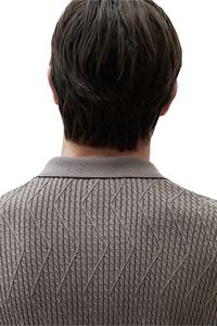 เสื้อทีเชิ้ตกอล์ฟคอปกแขนครึ่ง100% สำหรับผู้ชายเนื้อผ้าถักทรงเข้ารูปมียี่ห้อผลิตตามสั่ง - Product Image 6