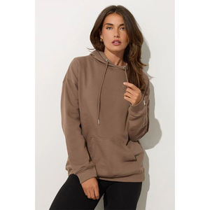 Hoodie en molleton pur tricoté style streetwear, respirant et écologique, vente en gros - Product Image 1
