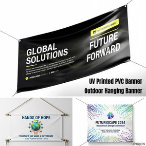 Pancarta de PVC Impresa con UV Personalizada con Cuerda para Publicidad, Promoción de Eventos y Obras de Construcción - Product Image 5