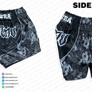 Venta al por mayor de alta calidad personalizado ecológico Muay Thai pantalones cortos sublimados equipo de entrenamiento de artes marciales - Product Image 5