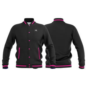 Blouson Bomber Formel Personnalisé avec Logo Brodé, Col Rond, Fermeture Éclair, Polyester/Coton, Respirant et Coupe-Vent - Product Image 3