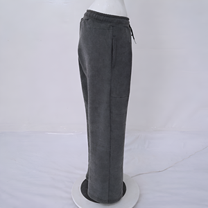 Pantalon de jogging en molleton de coton imprimé personnalisé pour homme, style streetwear, taille élastique avec cordon de serrage, coupe confortable, style tendance - Product Image 4