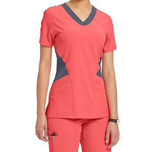 Ensemble d'uniformes médicaux de haute qualité pour infirmières et professionnels de la santé, en polyester et élasthanne, pour femmes et hommes - Product Image 1