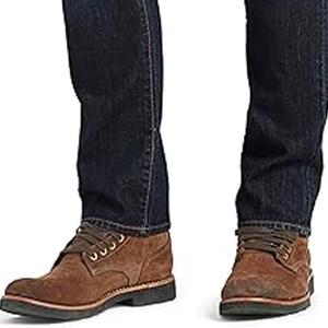 Jeans de Mezclilla para Hombre, Corte Slim Fit, Pierna Recta, Lavado Oscuro, Algodón de Peso Medio, Estilo Casual, para Otoño - Product Image 6