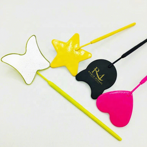 Produit le mieux classé, 4 formes différentes / 3 couleurs de revêtement en poudre différentes, poignée diamantée, miroir pour extensions de cils, logo personnalisé - Product Image 5