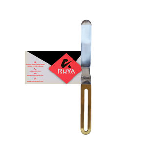 Espátula Mezcladora de Mantequilla de Acero Inoxidable para Cocina, Resistente al Calor, Antiadherente, Esterilizable, Arcoíris, 23cm, de Alta Resistencia y Fácil de Usar - Product Image 4